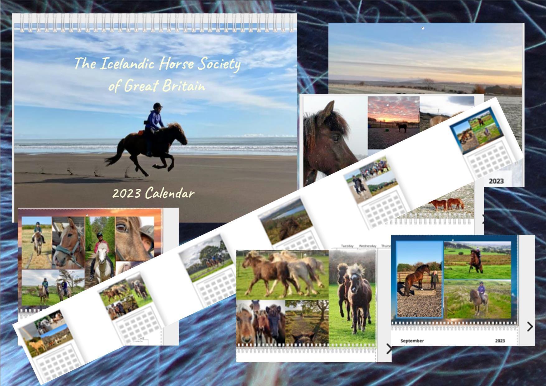 IHSGB CALENDARS 2023 SOLD OUT Icelandic Horse Society of Great