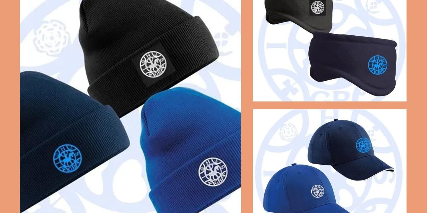 Pictures of IHSGB Branded Head Gear