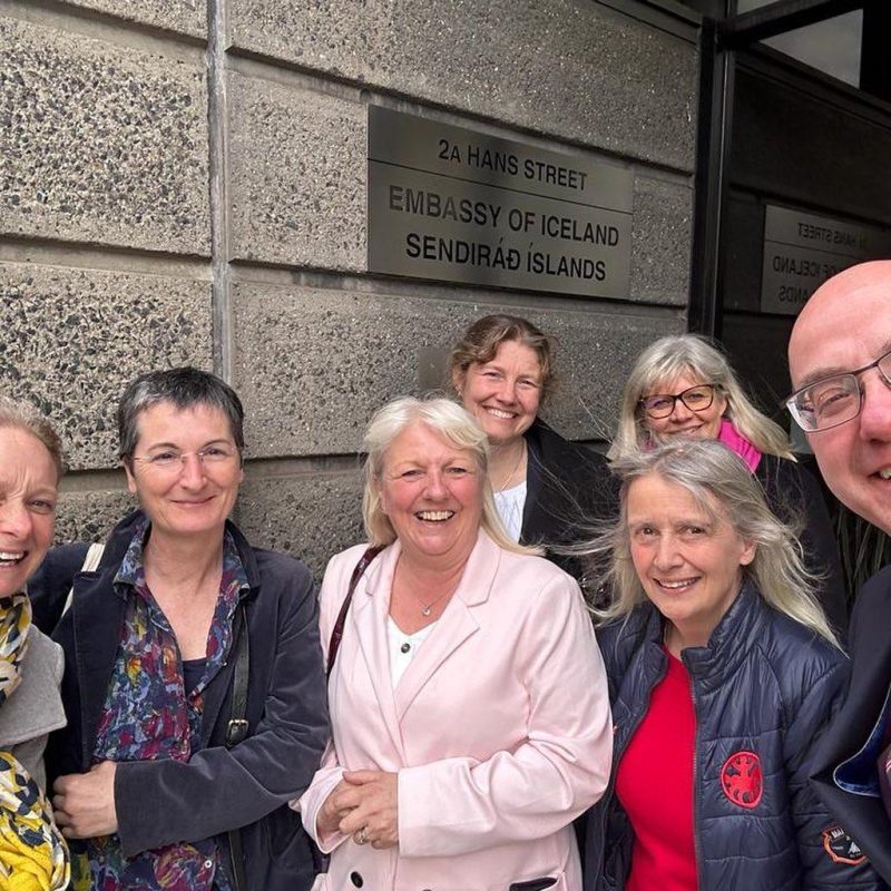 Team IHSGB at Embassy of Iceland